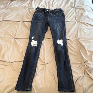 Holister Dark Blue Ultra High Rise Jeggings